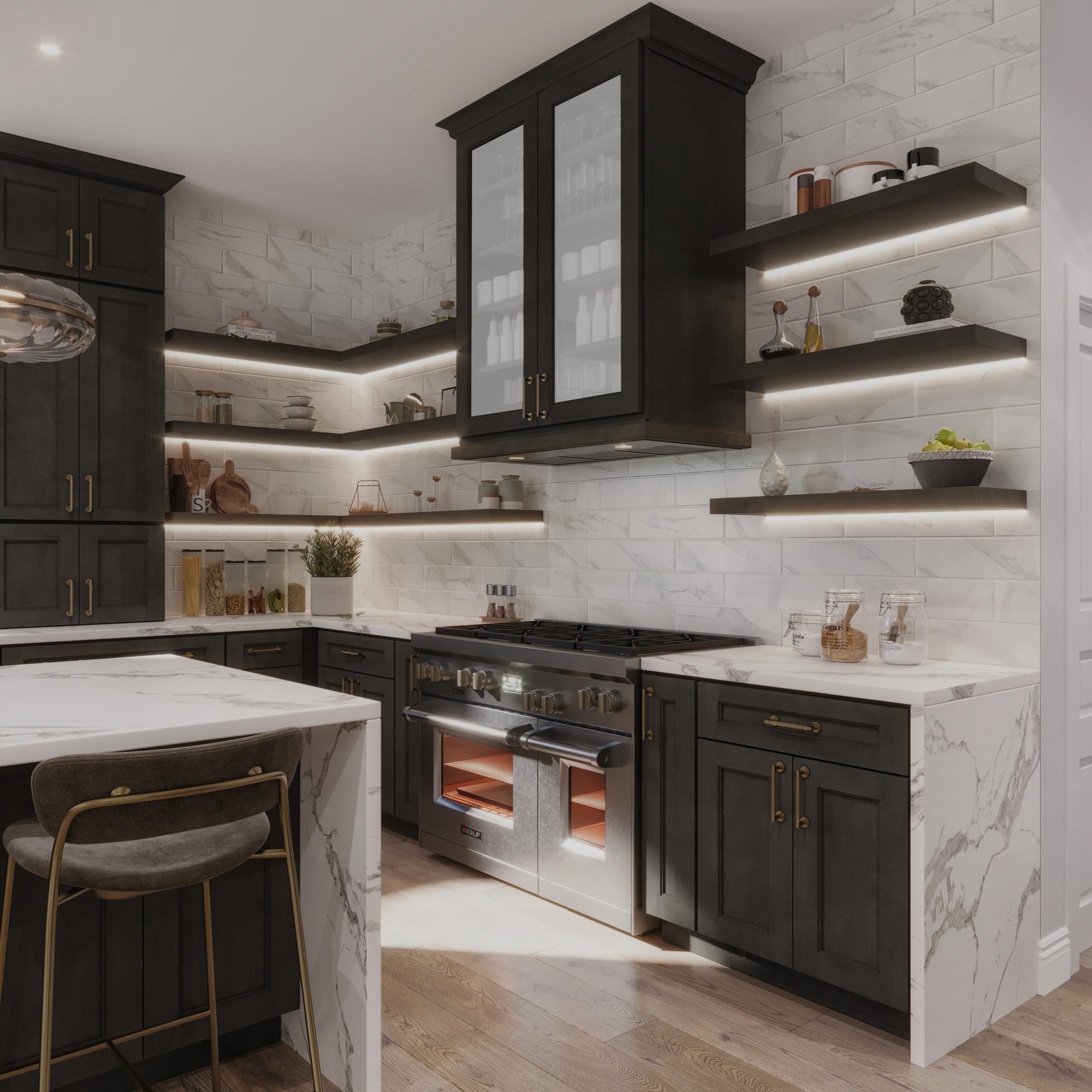 Kitchen Double Shaker Style cabinetry - DSG4