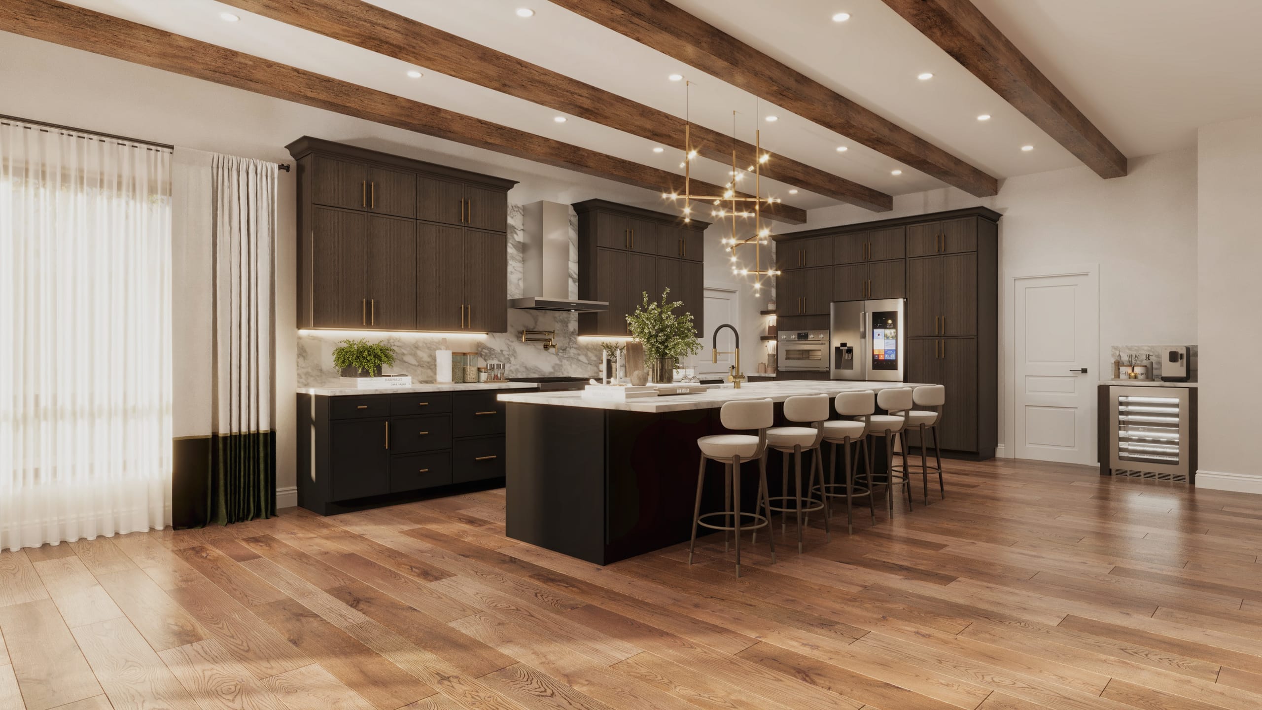 Kitchen Slim Shaker Style cabinetry - SAO-SIB1