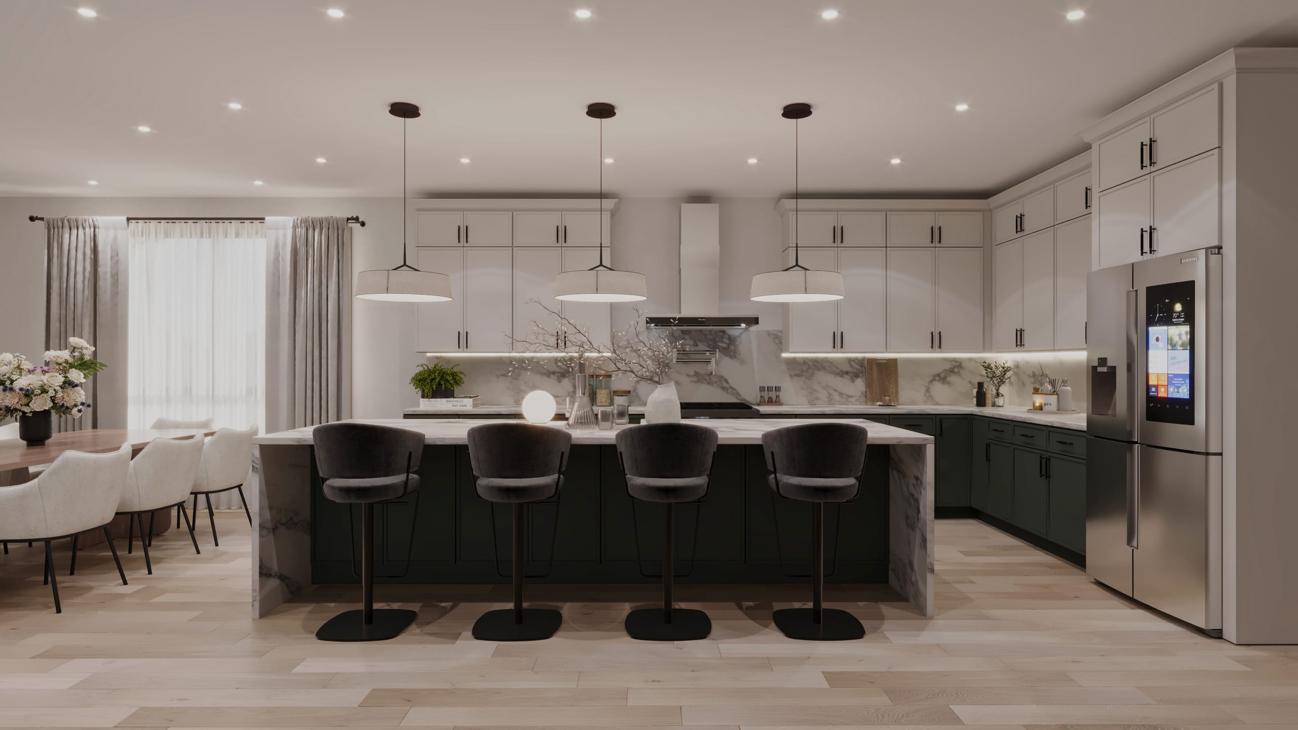 Kitchen Slim Shaker Style cabinetry - SDW-SAG3