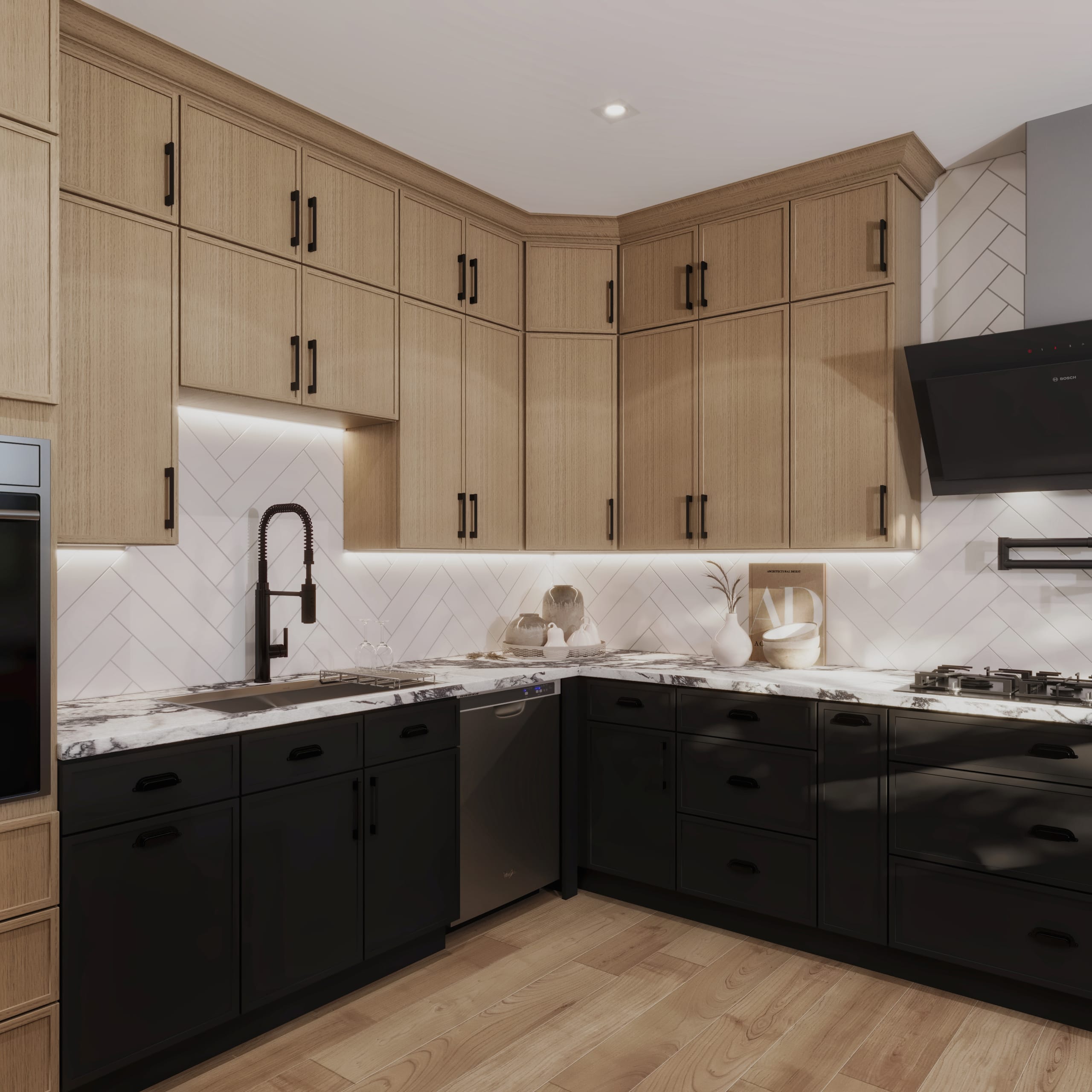 Kitchen Slim Shaker Style cabinetry - SWO-SIB1